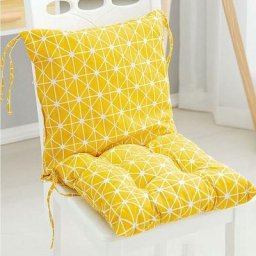 Siamois Coussin De Chaise,détachable Coussin Dossier Chaise Jardin, Épaissi Coton pp Rempli