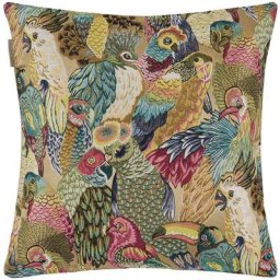 Housse de coussin 50x50 cm Madura Macao - jungle birds - Macao