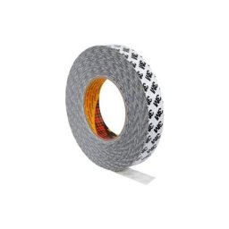 Ruban adhésif double face papier 9086 translucide 50mx19mm 3M 1136738 - Blanc