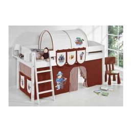 Lit mi-haut evolutif moon - Pirate marron