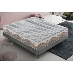 Ilovesleep - Matelas 80x200 Pale en mousse à mémoire de forme et micro-ressorts en tissu