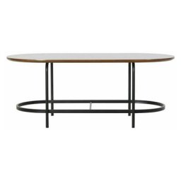 Table de Salle à Manger Thyann Bois Verre Fer (99,5 x 50 x 40 cm)