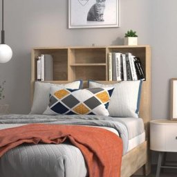 Tête de lit | Armoire de tête de lit chêne sonoma 100x19x103,5 cm 44069 - Brun