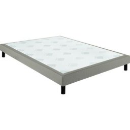 Sommier Epeda confort ferme chiné naturel 15 cm nature 100x200 - Naturel