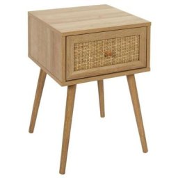 Table de chevet 1 tiroir Bali - Beige