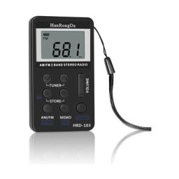 Leisei - 1pc Mini Digital Portable Pocket Walkman am fm usb Rechargeable Radio