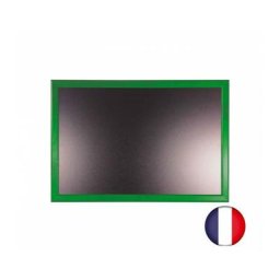 Interface Plv - Ardoise murale en bois couleur vert feuille dimensions 66 x 46 cm - Fabrication