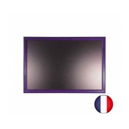Ardoise murale en bois couleur violet dimensions 66 x 46 cm - Fabrication française - Violet