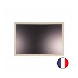 Interface Plv - Ardoise murale en bois couleur gris cérusé dimensions 66 x 46 cm - Fabrication