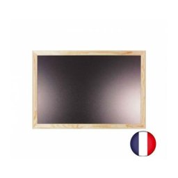 Interface Plv - Ardoise murale en bois brut dimensions 66 x 46 cm - Fabrication française - Brut