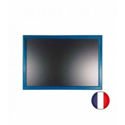 Interface Plv - Ardoise murale en bois couleur bleu mer dimensions 66 x 46 cm - Fabrication