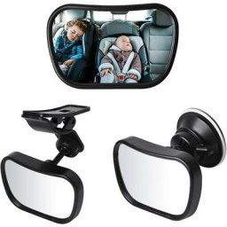 Miroir Voiture Bébé, Miroir Siege Auto Bebe, Miroir Bebe, Rotation à 360° Retroviseur Interieur,