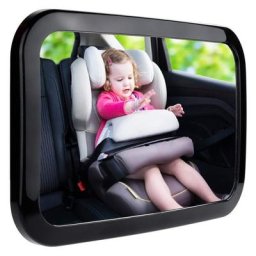 Miroir voiture bébé, Incassable Rétroviseur Voiture Bébé pour Sécurité Sièges Arrière,Miroir de