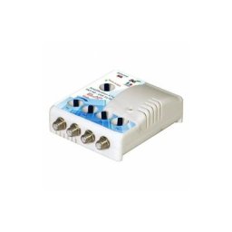 Amplificateur Distributeur d'Intérieur 4 sorties tv tnt uhf Elap 372014 - Gain 23dB, Filtre 4G lte