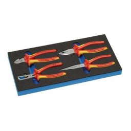 Module à outils LD45 4 pièces module 1/3 jeux de pinces vde vde pinces - Knipex