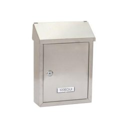 Smart E5727 Boîte aux Lettres Individuelle en Acier Inoxydable, Taille s (Courrier format A5),