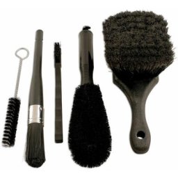 Laser Tools - jeu de 5 brosses de nettoyage pour auto moto velo