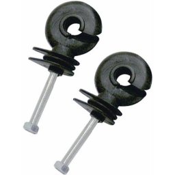 Isolateur pour fil et câble max 8 mm vis avec écrou papillon pour poteaux en fer paquet de 50 pièces