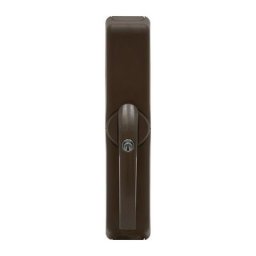 Poingée de fenêtre HomeTec Pro FCA3000B pour fenêtres brunes à 1 vantail, clé différente Abus