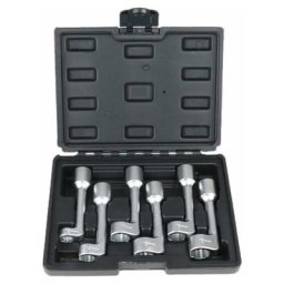 12PT 1/2 Dr L-Type Anneau à extrémité ouverte Injecteur Diesel Ligne de carburant Clé Jeu de