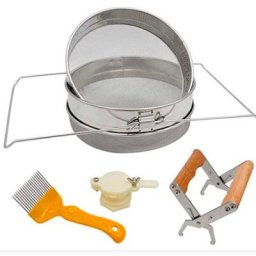 Filtre à miel, tamis à miel, en acier inoxydable, double couche, filtre à miel, tamis à miel,