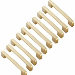 Lot de 10 128 mm Cabinet Pull Doré Cabinet Pull Arch Stick Porte d'armoire de cuisine