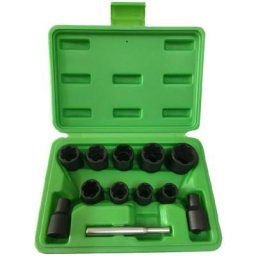52962 set de douilles twist 3/8 extraction d'ecrous endommagés 6-19MM - JBM