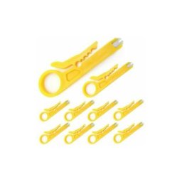 Alwaysh - 10 Pcs Mini Pince à Dénuder/Câble Réseau Outil De Sertissage/Dénudeur De Fil De