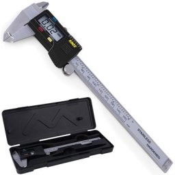 Kinzo - Pied à coulisse numérique avec écran lcd et étui Mesure 15 cm Acier inoxydable