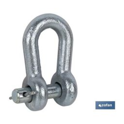 Fourche avec boulon et tige pour attelage des outils et des machines agricoles.