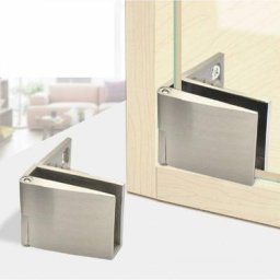 1 paire / charnière de porte en verre sans cadre armoire à vin vitrine charnière de porte en verre
