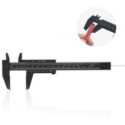 Pied à coulisse de 150 mm, Mini outil de mesure de règle à double échelle en plastique, outil de