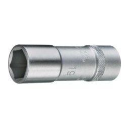 Jeu de clés à douille 19 l 1/2 po. 6 pans ouv. de clé 19 mm longueur 82 mm - Gedore