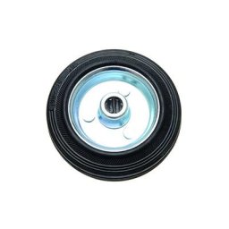 Kraftmann - force homme roue caoutchouc plein, 100 MM, jante en acier, 80959