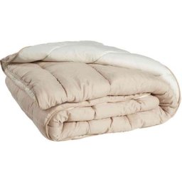 Terre De Nuit - Couette bicolore beige crème-beige sable chaude 350g 140x200 - Beige