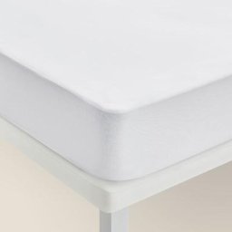 Protège-matelas jersey. Imperméable et respirant. 90x190/200cm , Blanc . Lit de 90 - Blanc