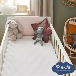 Protège Matelas Bébé Éponge 100% Coton 60x120 cm Greenfirst® : Traitement Végétal 100% Naturel