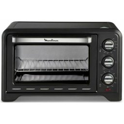 Mini Four et Rotissoire 19L Noir Chaleur Tournante - Acier - Moulinex