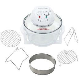 Fimei - Four à convection halogène avec bague d'extension 1400 w 17 l
