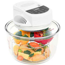 Hommoo - Four à convection halogène avec minuterie numérique 1400 w 17 l