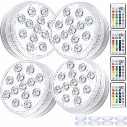 Lumière led submersible pour piscine avec télécommande rvb à changement de couleur Décoration