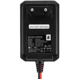 Chargeur de batterie de voiture 6 V/12 V/14,4 V 1,5 A écran LCD pour voiture moto SLA, EFB, GEL,