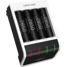 Ansmann Chargeur de piles Comfort Smart « Perfect 7 » (1 pce) + 4 piles HR6 2850 mAh