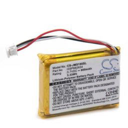Batterie remplacement pour jbl GSP682634 pour enceinte, haut-parleurs (900mAh, 3,7V, Li-polymère)