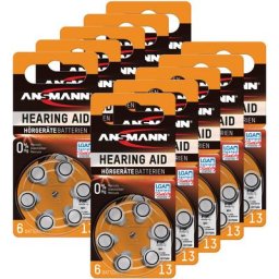Ansmann Piles auditives 13 1,4V (lot de 10)