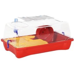 Vidaxl - Cage pour hamsters rouge 57x33x26 cm polypropylène Red