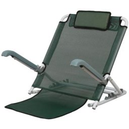 Chaise à dossier réglable, chaise de salon pliante portable avec appui-tête, chaise de plage pour