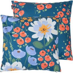 Coussins d'assise, Lot de 2, 43cm x 43cm, Coussins de Siège, Résistant à l'eau, Coussins