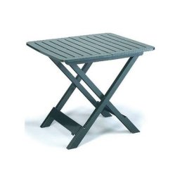 Webmarketpoint - Table d'extérieur pliante verte Vetere en résine 79x72x70h cm