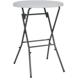 Table de bar pliante Blanc 80 x 110 cm pehd